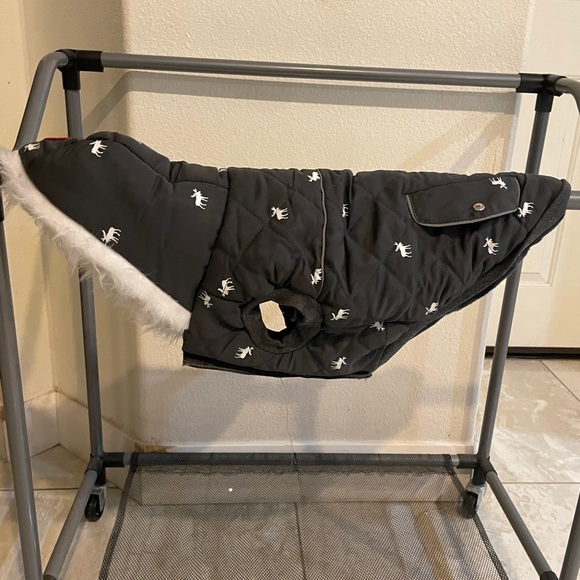 LuvGear Reversible Gray, Black Flannel Moose with Fur - Picture 3 of 4